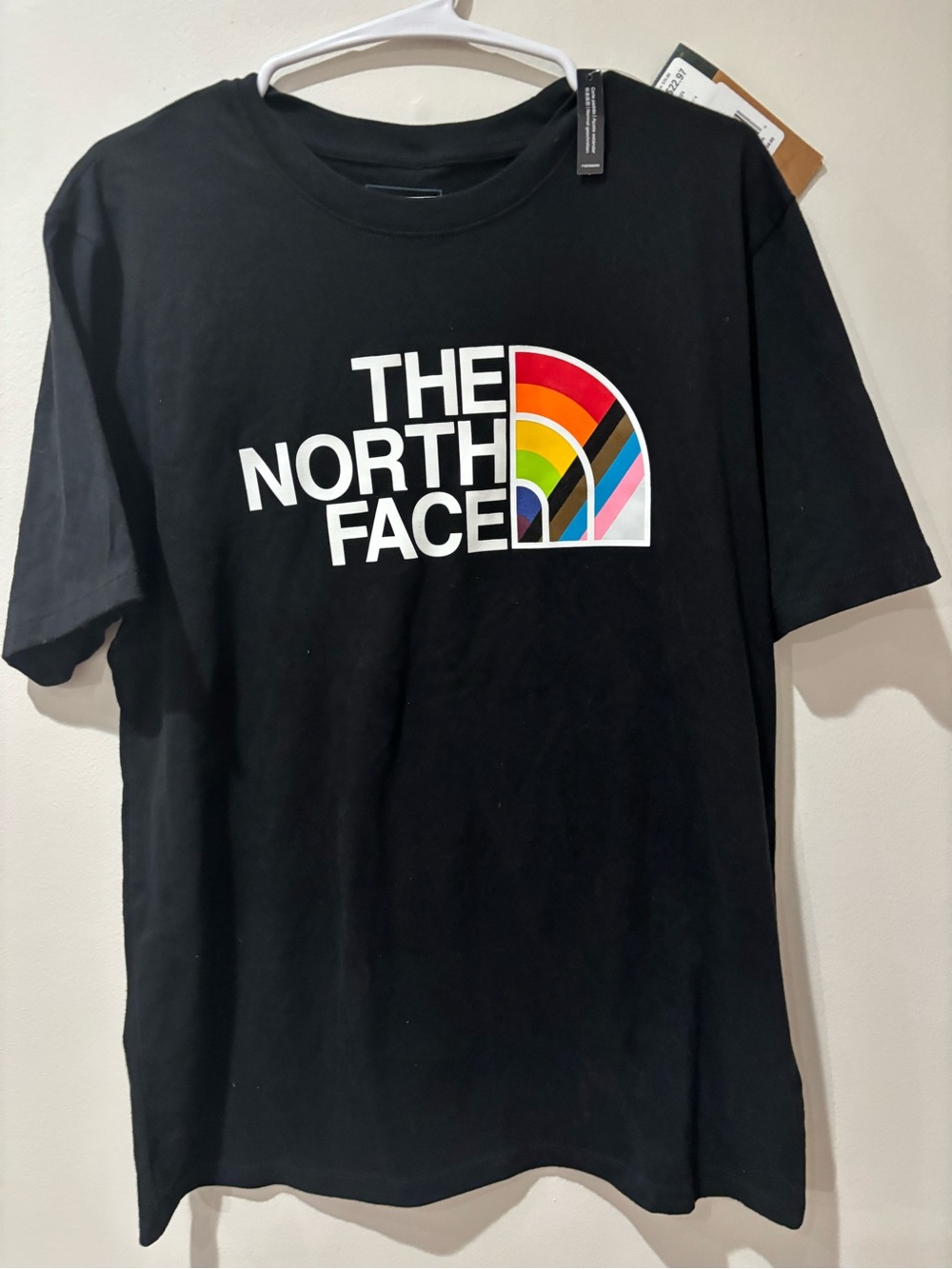 New Mens North Face Medium Pride Rainbow Shirt